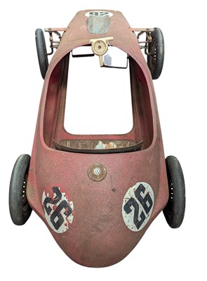 Lot 3 - PEDAL CAR - VINTAGE TRIANG VANWALL PEDAL CAR