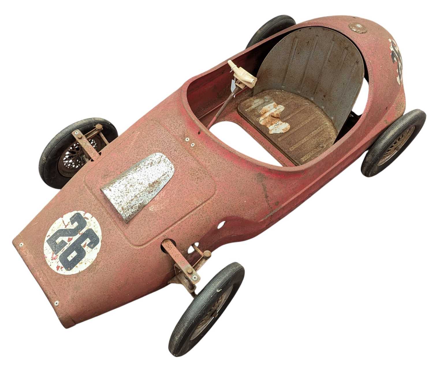 Lot 3 - PEDAL CAR - VINTAGE TRIANG VANWALL PEDAL CAR