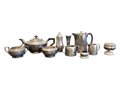Lot 323 - COLLECTION OF 20TH CENTURY VINTAGE SILVER PLATED TEA & COFFEE SERVICE PIECES