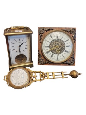 Lot 331 - COLLECTION OF THREE 20TH CENTURY VINTAGE CLOCKS