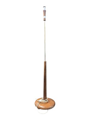 Lot 625 - BRITISH MODERN DESIGN - VINTAGE MID 20TH CENTURY TEAK & METAL FLOOR STANDING LAMP