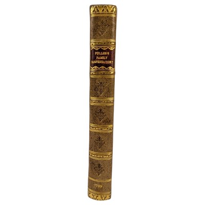 Lot 15 - FULLER, THOMAS - 1739 PHARMACOPOEIA DOMESTICA: OR, THE FAMILY DISPENSATORY