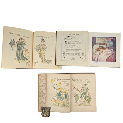 Lot 64 - THREE 19TH/20TH CENTURY CHILDREN'S BOOKS, INC. FLORA'S FEAST, FLOWERS FROM SHAKESPEARE'S GARDEN. ETC