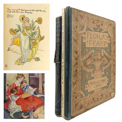 Lot 64 - THREE 19TH/20TH CENTURY CHILDREN'S BOOKS, INC. FLORA'S FEAST, FLOWERS FROM SHAKESPEARE'S GARDEN. ETC
