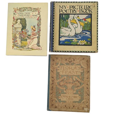 Lot 64 - THREE 19TH/20TH CENTURY CHILDREN'S BOOKS, INC. FLORA'S FEAST, FLOWERS FROM SHAKESPEARE'S GARDEN. ETC