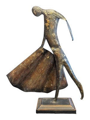 Lot 350 - 20TH CENTURY VINTAGE MATADOR METAL SCULPTURE