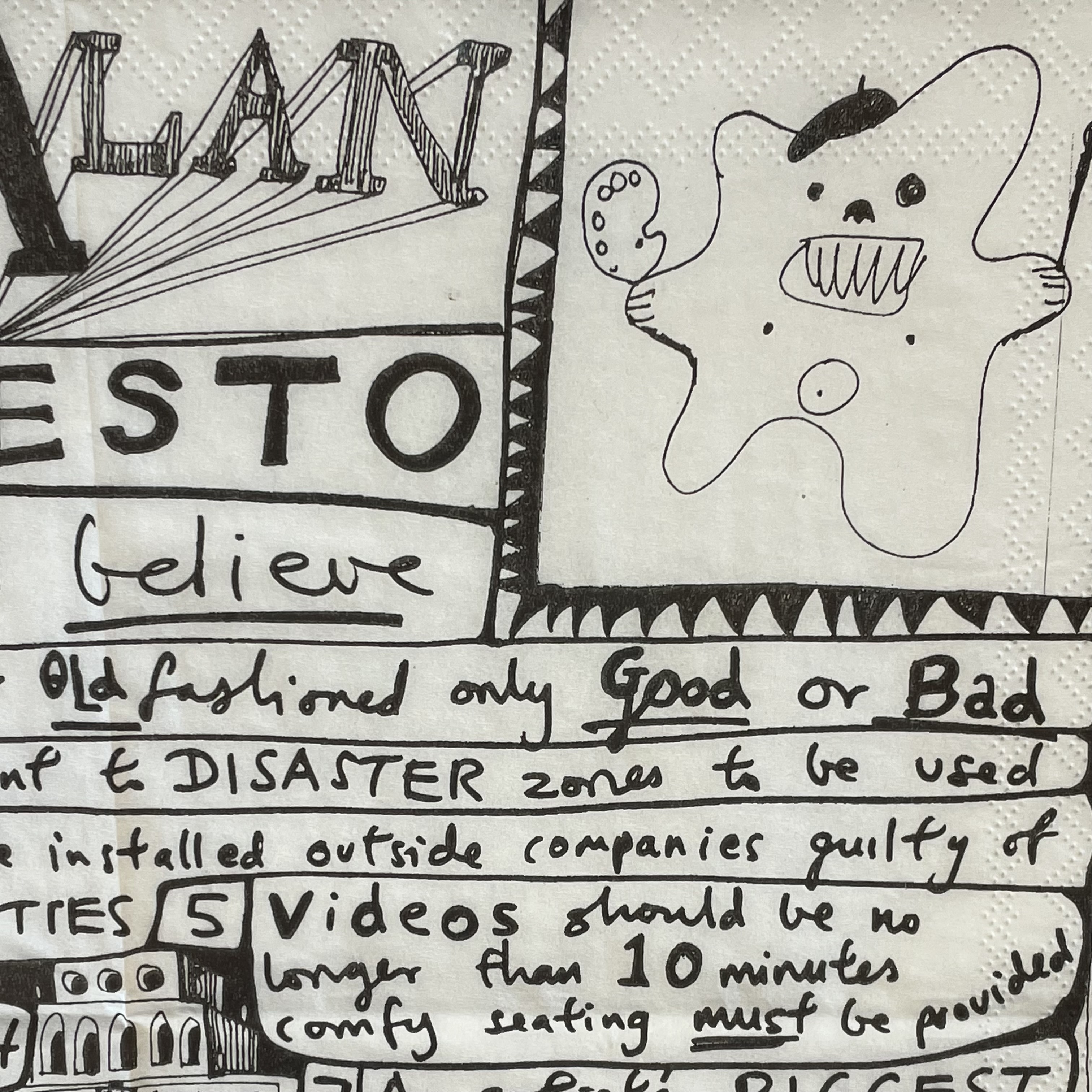 Lot 6 - GRAYSON PERRY CBE RBA - RED ALAN MANIFESTO