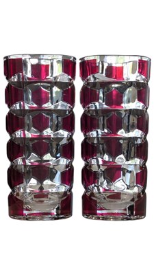 Lot 93 - J G DURAND - LUMINARC - TWO MID CENTURY STUDIO ART GLASS VASES