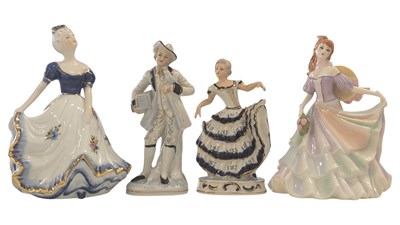 Lot 95 - COLLECTION OF LATE 20TH CENTURY / MODERN PORCELAIN CHINA FIGURES
