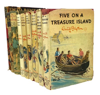 Lot 135 - BLYTON, ENID - COLLECTION OF ENID BLYTON NOVELS, INC. FIRST EDITIONS WITH DUST WRAPPERS