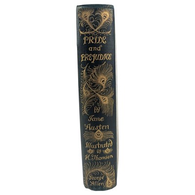 Lot 1 - AUSTEN, JANE - 1895 PRIDE AND PREJUDICE, "PEACOCK" AUSTEN, ILLUSTRATED HUGH THOMPSON