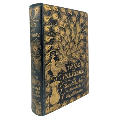 Lot 1 - AUSTEN, JANE - 1895 PRIDE AND PREJUDICE, "PEACOCK" AUSTEN, ILLUSTRATED HUGH THOMPSON