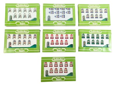 Lot 749 - SUBBUTEO - COLLECTION OF X7 VINTAGE SUBBUTEO FOOTBALL TEAM SETS