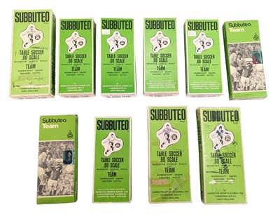 Lot 751 - SUBBUTEO - COLLECTION OF X10 VINTAGE SUBBUTEO FOOTBALL TEAMS
