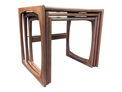 Lot 637 - ROGER BENNETT FOR G PLAN - QUADRILLE TEAK NEST OF TABLES