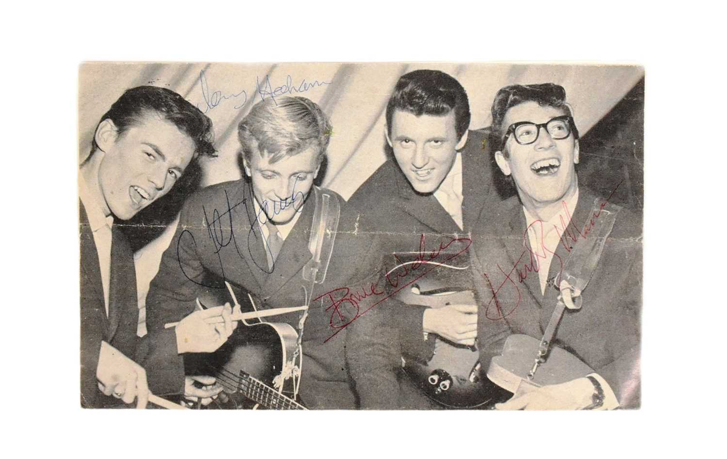 Lot 183 - THE SHADOWS - ROCK & ROLL GROUP - EARLY SIGNED PROGRAMME