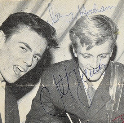 Lot 183 - THE SHADOWS - ROCK & ROLL GROUP - EARLY SIGNED PROGRAMME