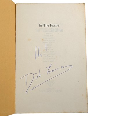 Lot 49 - FRANCIS, DICK - COLLECTION OF NOVELS, INC. SIGNED AND FIRST EDITION COPIES