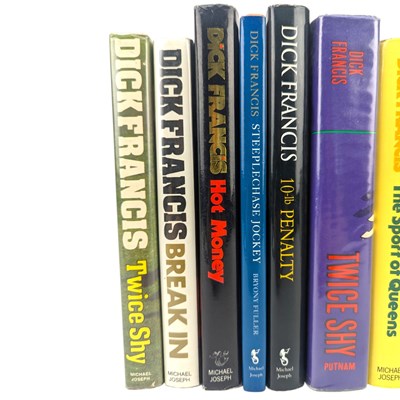 Lot 49 - FRANCIS, DICK - COLLECTION OF NOVELS, INC. SIGNED AND FIRST EDITION COPIES