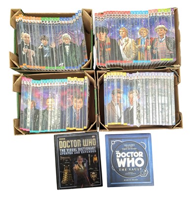 Lot 803 - DOCTOR WHO - COMPLETE HISTORY BOOK COLLECTION VOLUMES 1-90