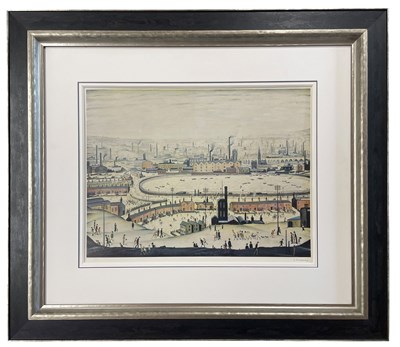Lot 266 - LAURENCE STEPHEN LOWRY (1887-1976) - THE POND - LIM. ED. LITHOGRAPH