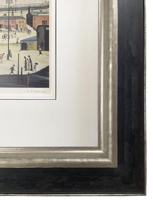 Lot 266 - LAURENCE STEPHEN LOWRY (1887-1976) - THE POND - LIM. ED. LITHOGRAPH