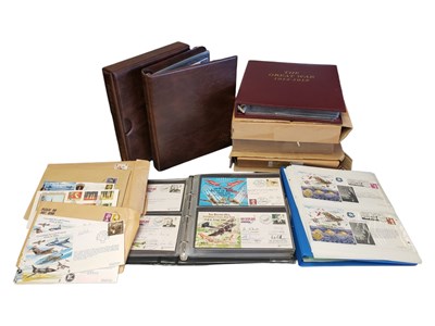 Lot 512 - COLLECTION OF AIRCRAFT RELATED FIRST DAY COVERS ALBUMS & MORE