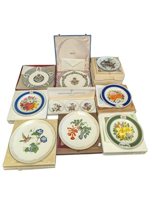 Lot 132 - COLLECTION OF LATE 20TH CENTURY BOXED PORCELAIN PLATES - COALPORT, SPODE & EDWARD BOEHM
