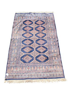 Lot 763 - VINTAGE 20TH CENTURY PERSIAN ISLAMIC BOKHARA FLOOR RUG