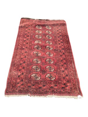 Lot 754 - VINTAGE 20TH CENTURY AFGHAN BOKHARA FLOOR RUG