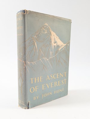 Lot 10 - 1953 BRITISH MOUNT EVEREST EXPEDITION - ALBUM OF AUTOGRAPHS + PROVENANCE