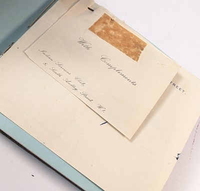Lot 10 - 1953 BRITISH MOUNT EVEREST EXPEDITION - ALBUM OF AUTOGRAPHS + PROVENANCE