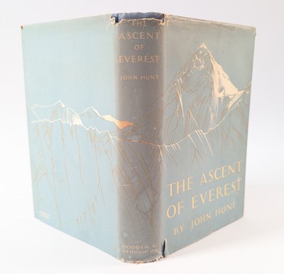 Lot 10 - 1953 BRITISH MOUNT EVEREST EXPEDITION - ALBUM OF AUTOGRAPHS + PROVENANCE