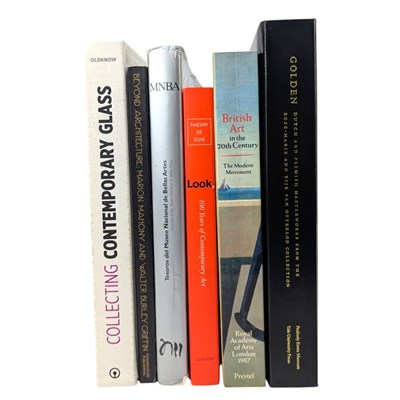 Lot 131 - A SELECTION OF ART BOOKS ON ARCHITECTURE, GLASS, DUTCH/FLEMISH ART, MODERN MOVEMENT ETC