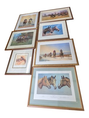 Lot 727 - MIXED SELECTION OF LIMITED EDITION EQUESTRIAN-RELATED PRINTS