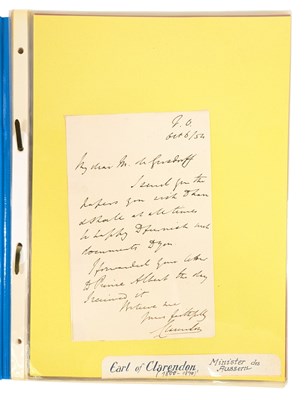 Lot 73 - 18TH & 19TH CENTURY LETTERS - SIR HENRY HALFORD, HERBERT TAYLOR ETC