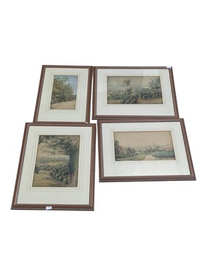 Lot 735 - FOUR JEAN JACQUES HAAKMAN SURREY WATERCOLOUR PAINTINGS