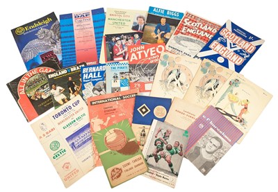 Lot 83 - SELECTION OF FOOTBALL PROGRAMMES FROM 1980S TO 1990S