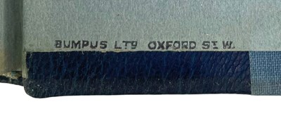 Lot 50 - LYLE, OLIVER - 1941 TECHNOLOGY FOR SUGAR REFINERY WORKERS, SIGNED COPY, BUMPUS BINDING