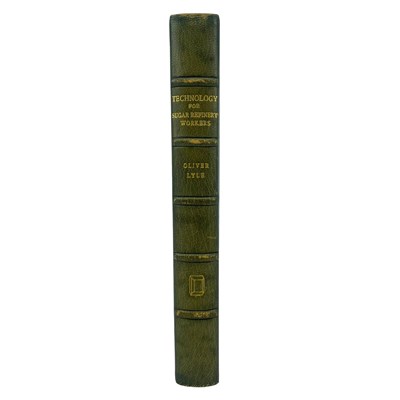 Lot 50 - LYLE, OLIVER - 1941 TECHNOLOGY FOR SUGAR REFINERY WORKERS, SIGNED COPY, BUMPUS BINDING