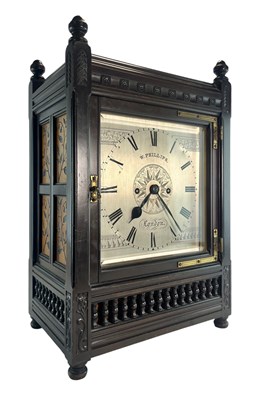 Lot 509 - WILLIAM PHILLIPS, LONDON - AESTHETIC MOVEMENT MAHOGANY 8-DAY BRACKET CLOCK