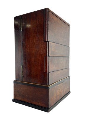 Lot 263 - GEORGE III EARLY 19TH CENTURY MAHOGANY TRAVEL MEDICINE APOTHECARY CABINET