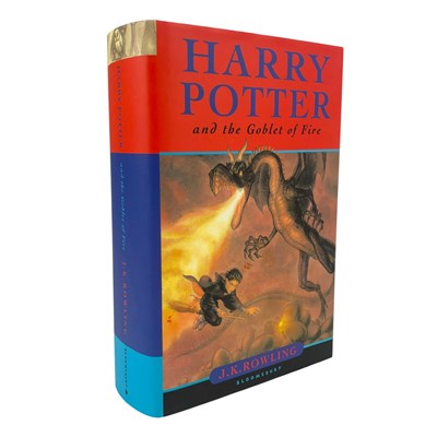 Lot 3 - ROWLING, J. K. - 2000 HARRY POTTER AND THE GOBLET OF FIRE, SIGNED, FIRST EDITION