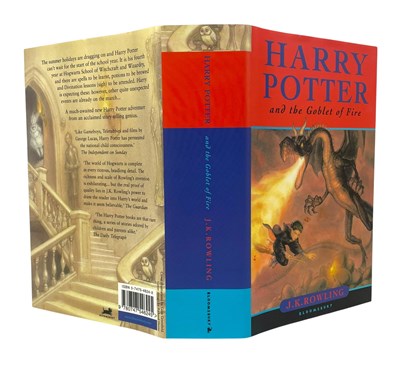 Lot 3 - ROWLING, J. K. - 2000 HARRY POTTER AND THE GOBLET OF FIRE, SIGNED, FIRST EDITION