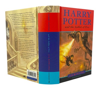 Lot 3 - ROWLING, J. K. - 2000 HARRY POTTER AND THE GOBLET OF FIRE, SIGNED, FIRST EDITION