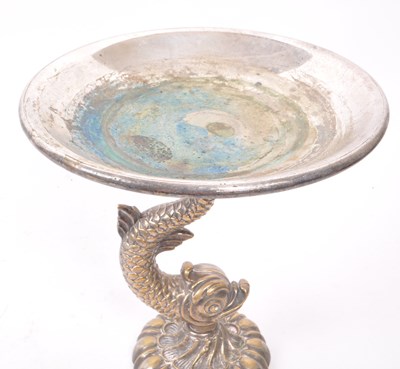 Lot 213 - LATE 19TH CENTURY SILVER PLATE CUTAJAR WORKS TAZZA STAND