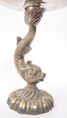 Lot 213 - LATE 19TH CENTURY SILVER PLATE CUTAJAR WORKS TAZZA STAND