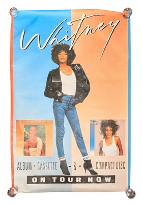 Lot 121 - MUSIC - LARGE PROMOTIONAL POSTER OF WHITNEY HOUSTON