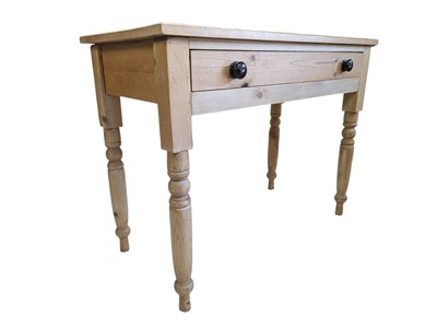 Lot 694 - VICTORIAN PINE WRITING DESK