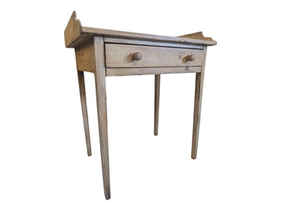 Lot 695 - 19TH CENTURY VICTORIAN PINE WRITING DESK